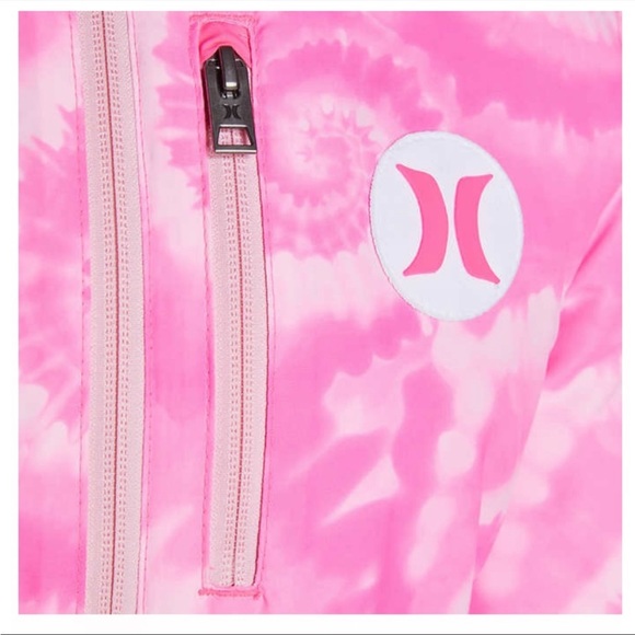 Hurley Youth Girls Snow Jacket, Pink, XS (5/6) - Picture 5 of 7